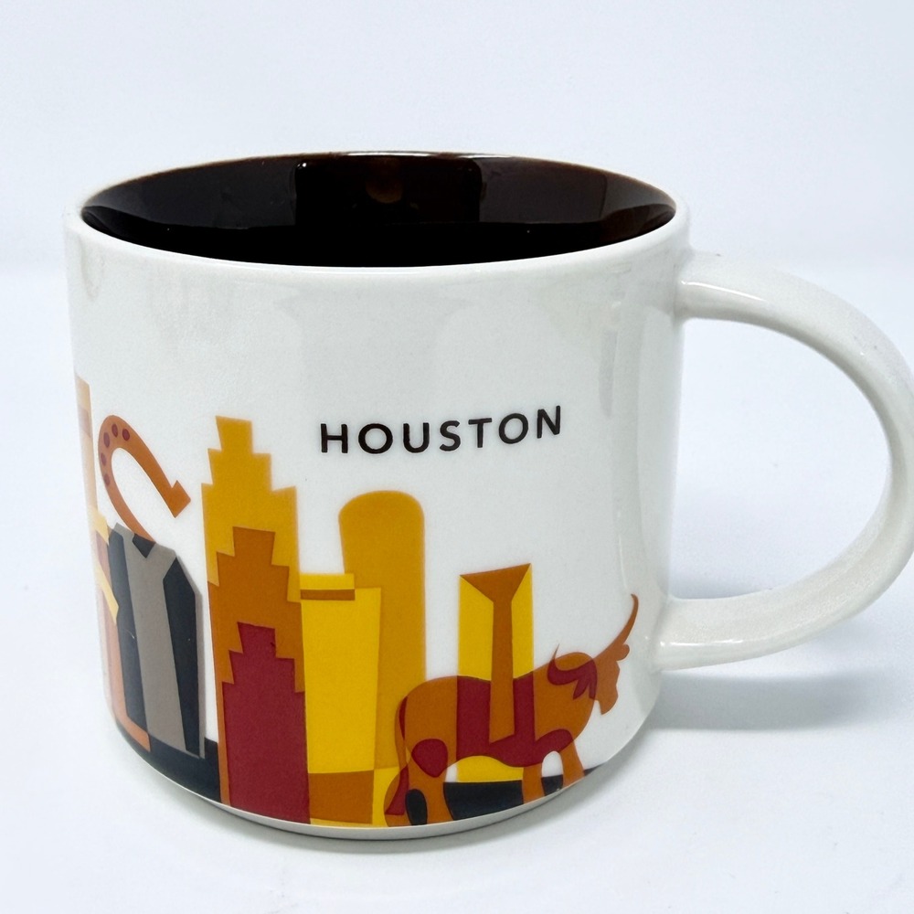 Starbucks Houston You Are Here Collection Coffee Mug 14oz Texas City Series 2013